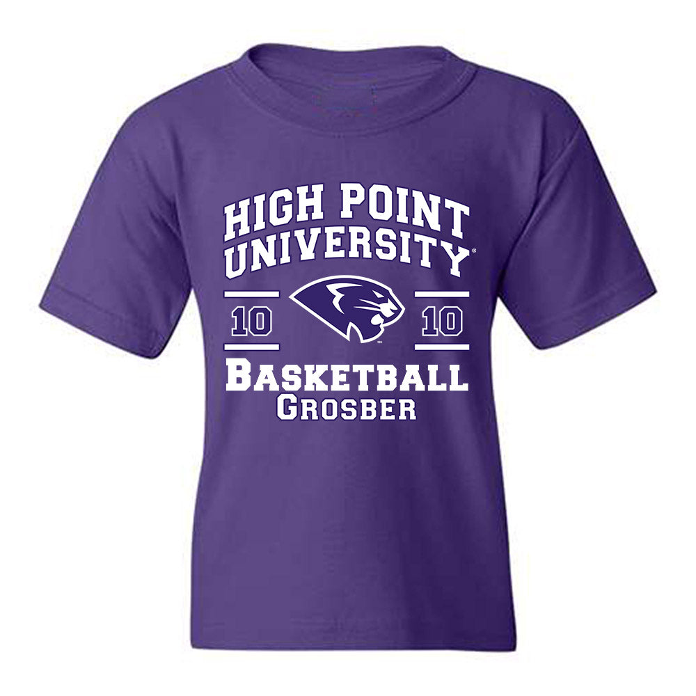 High Point - NCAA Men's Basketball : Dorian Grosber - Classic Fashion Shersey Youth T-Shirt-0