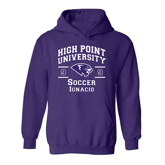 High Point - NCAA Men's Soccer : Kaya Ignacio - Classic Fashion Shersey Hooded Sweatshirt