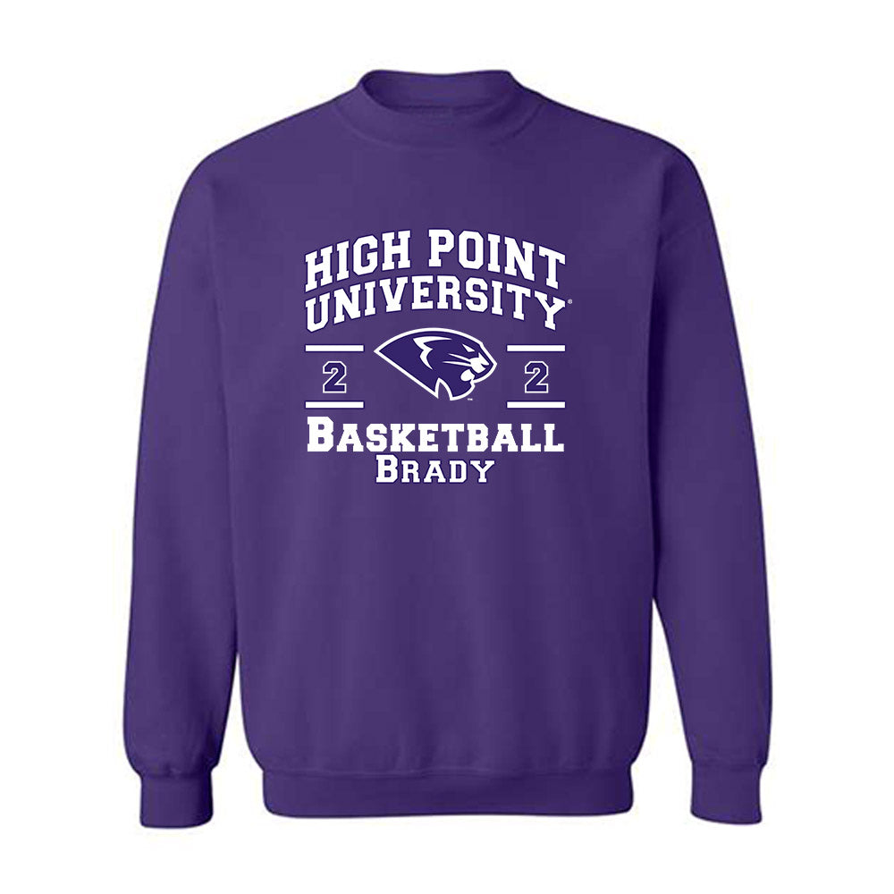 High Point - NCAA Men's Basketball : Vincent Brady - Classic Fashion Shersey Crewneck Sweatshirt-0