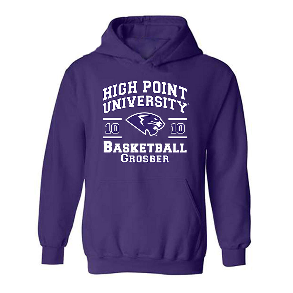 High Point - NCAA Men's Basketball : Dorian Grosber - Classic Fashion Shersey Hooded Sweatshirt-0