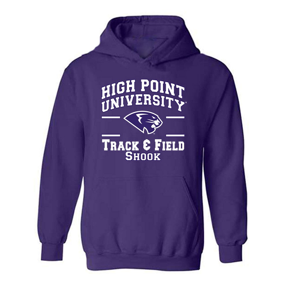 High Point - NCAA Women's Track & Field : Ava Shook - Classic Fashion Shersey Hooded Sweatshirt-0