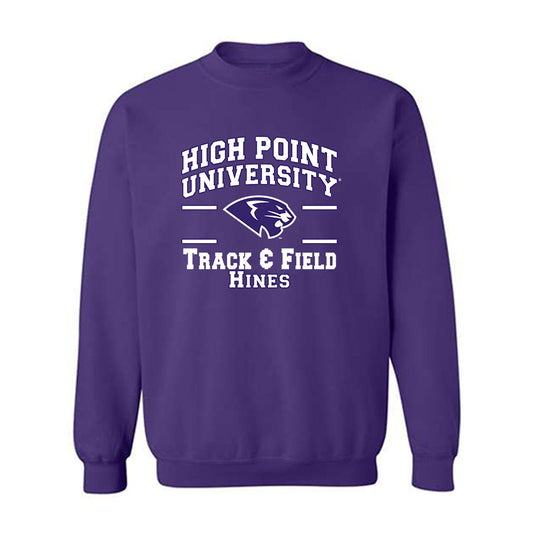 High Point - NCAA Women's Track & Field : Mya Hines - Classic Fashion Shersey Crewneck Sweatshirt-0