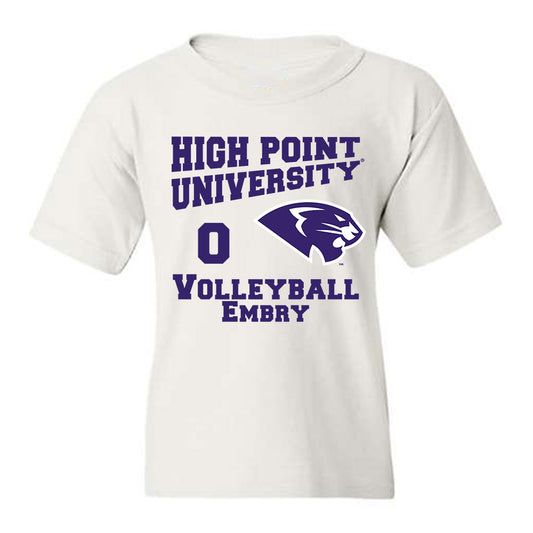 High Point - NCAA Women's Volleyball : Havani Embry - Youth T-Shirt-0