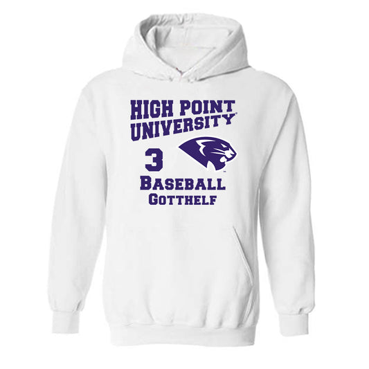 High Point - NCAA Baseball : Zach Gotthelf - Hooded Sweatshirt-0