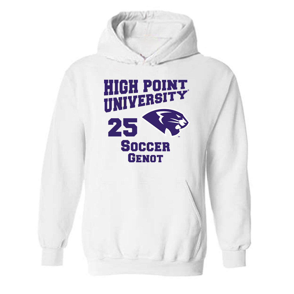 High Point - NCAA Men's Soccer : Kingston Genot - Hooded Sweatshirt-0