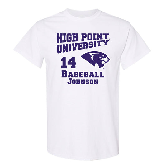 High Point - NCAA Baseball : Landen Johnson - T-Shirt-0