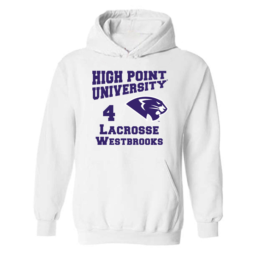 High Point - NCAA Men's Lacrosse : James Westbrooks - Hooded Sweatshirt-0