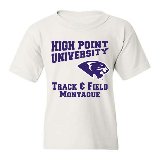 High Point - NCAA Men's Track & Field : David Montague - Youth T-Shirt-0
