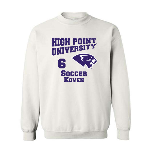 High Point - NCAA Men's Soccer : Koven Johnson - Crewneck Sweatshirt-0