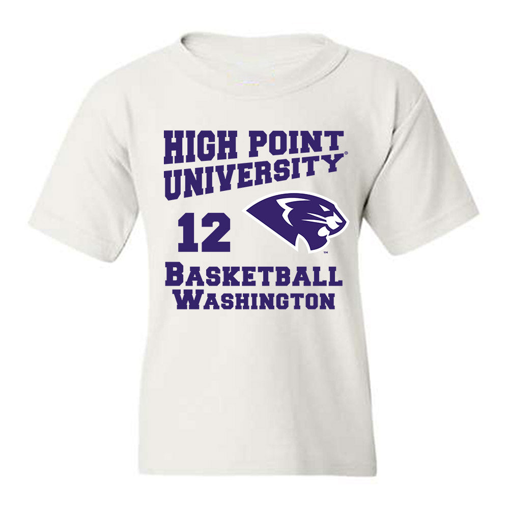 High Point - NCAA Men's Basketball : Scotty Washington - Youth T-Shirt-0