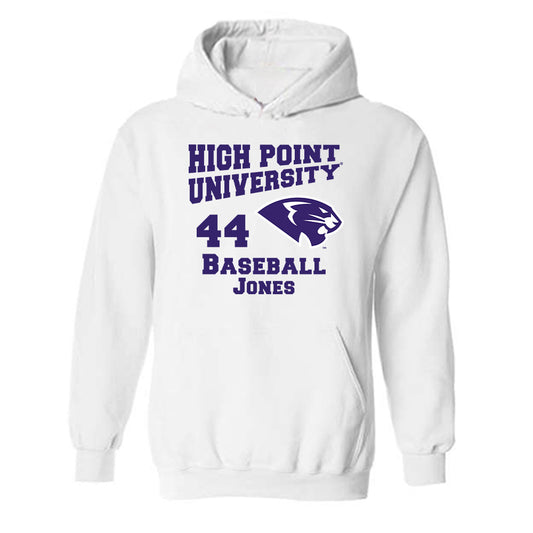 High Point - NCAA Baseball : Charlie Jones - Hooded Sweatshirt-0