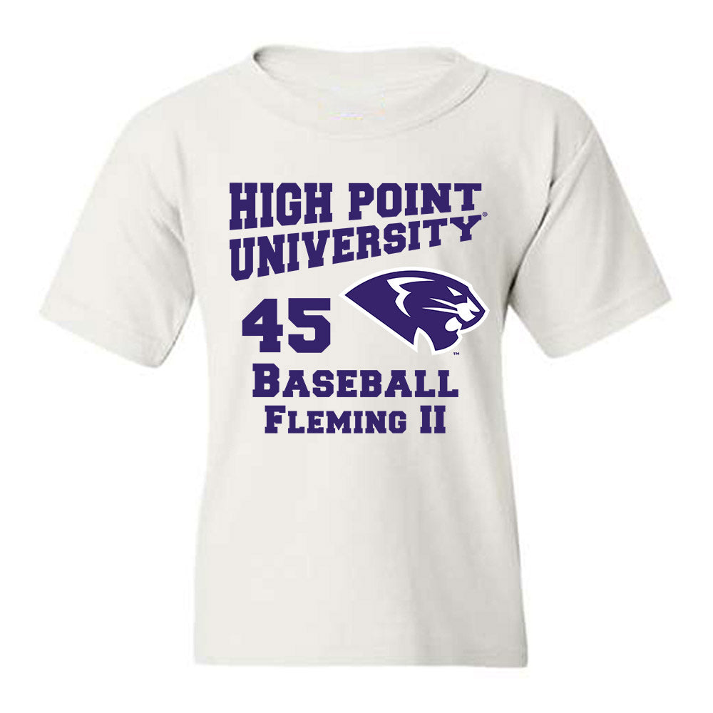 High Point - NCAA Baseball : Dubs Fleming II - Youth T-Shirt-0