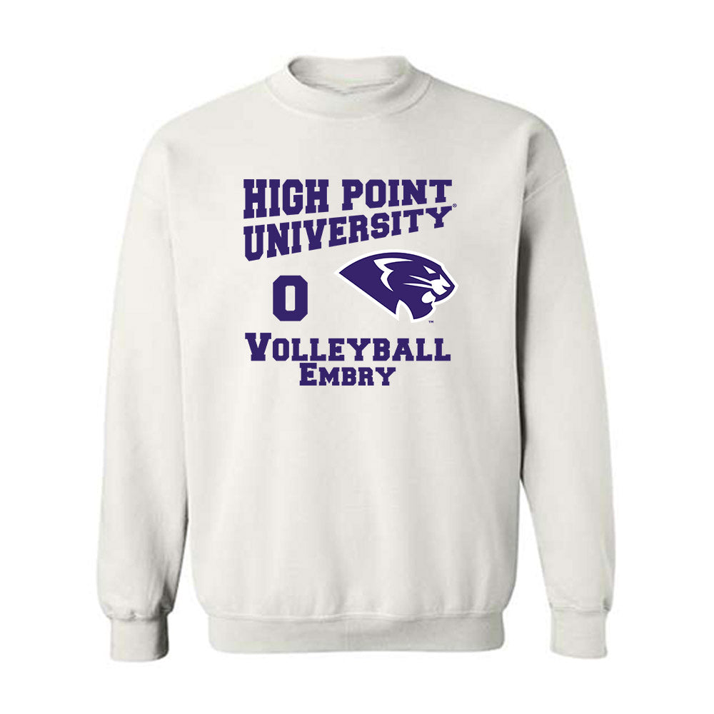High Point - NCAA Women's Volleyball : Havani Embry - Crewneck Sweatshirt-0