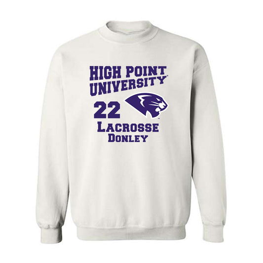 High Point - NCAA Women's Lacrosse : Jaidyn Donley - Crewneck Sweatshirt-0