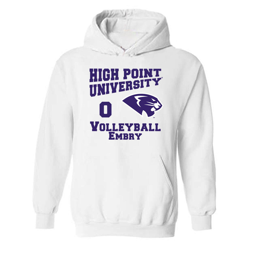 High Point - NCAA Women's Volleyball : Havani Embry - Hooded Sweatshirt-0
