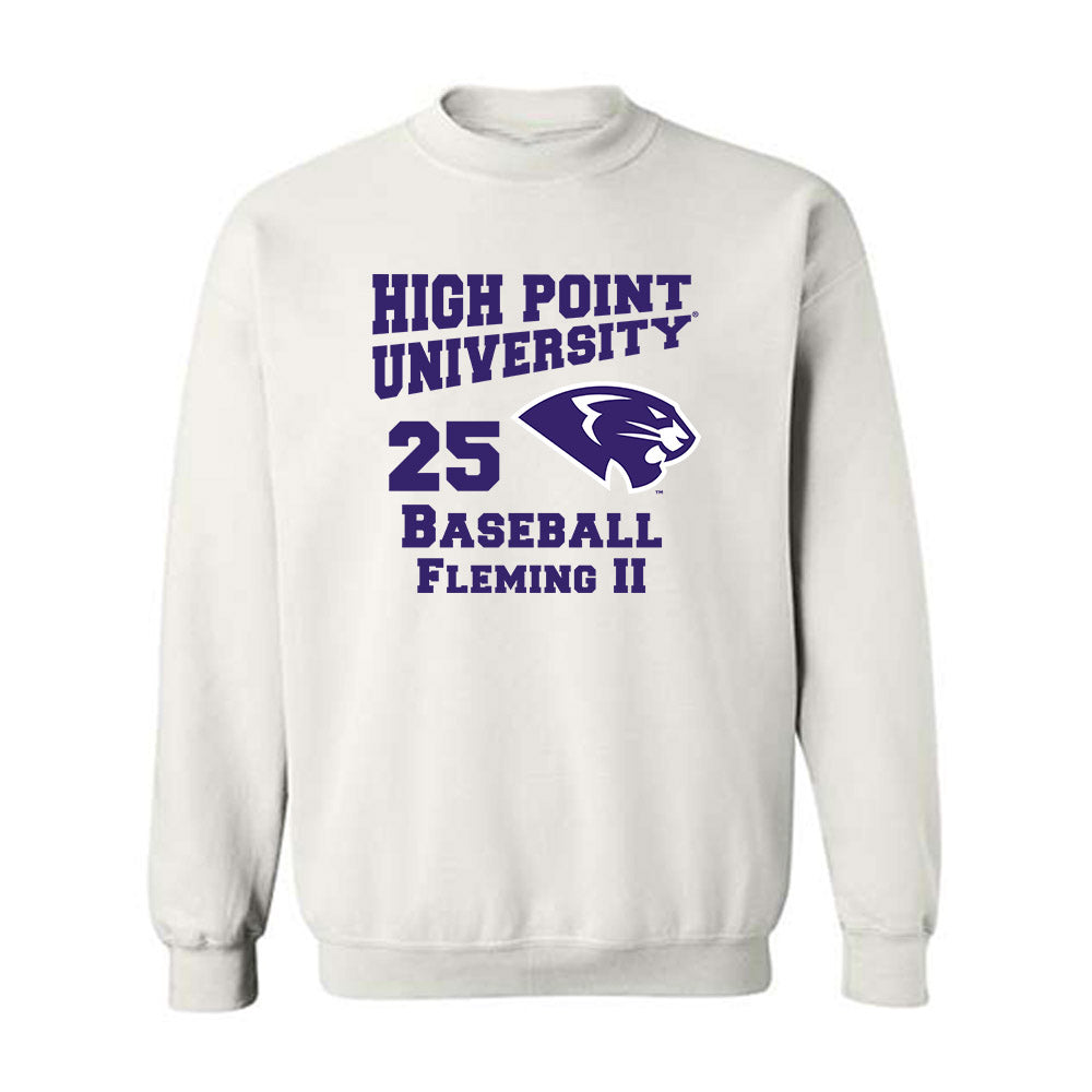 High Point - NCAA Baseball : Dubs Fleming II - Crewneck Sweatshirt-0