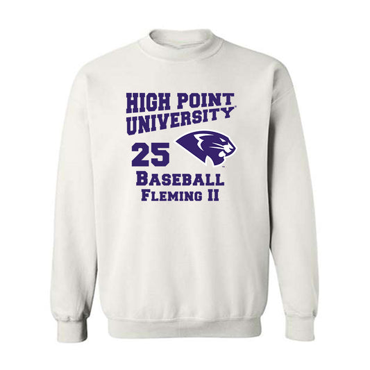 High Point - NCAA Baseball : Dubs Fleming II - Crewneck Sweatshirt-0