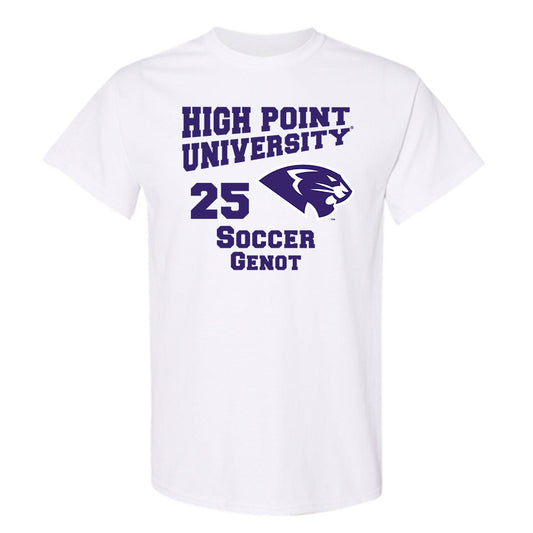 High Point - NCAA Men's Soccer : Kingston Genot - T-Shirt-0