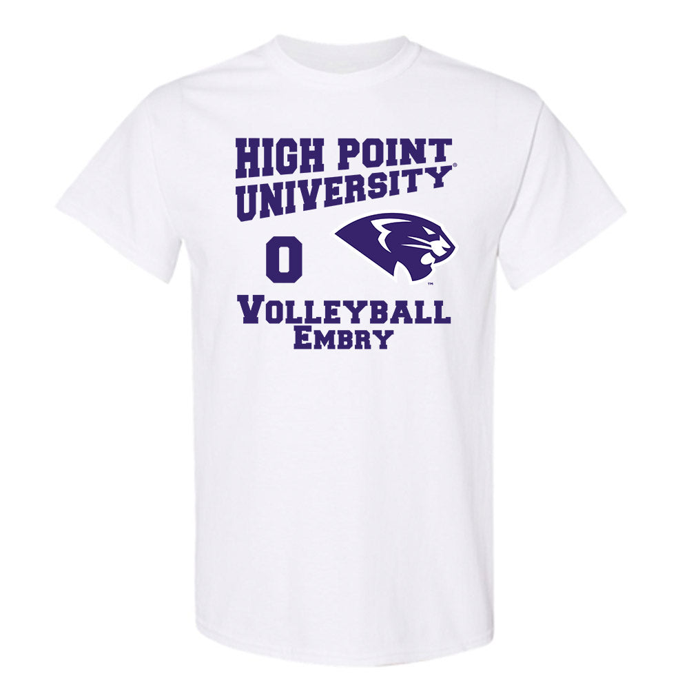 High Point - NCAA Women's Volleyball : Havani Embry - T-Shirt-0