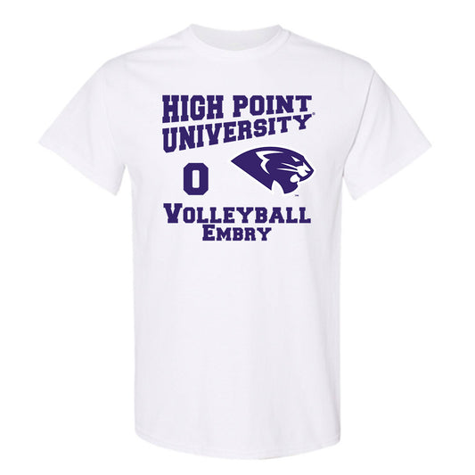 High Point - NCAA Women's Volleyball : Havani Embry - T-Shirt-0
