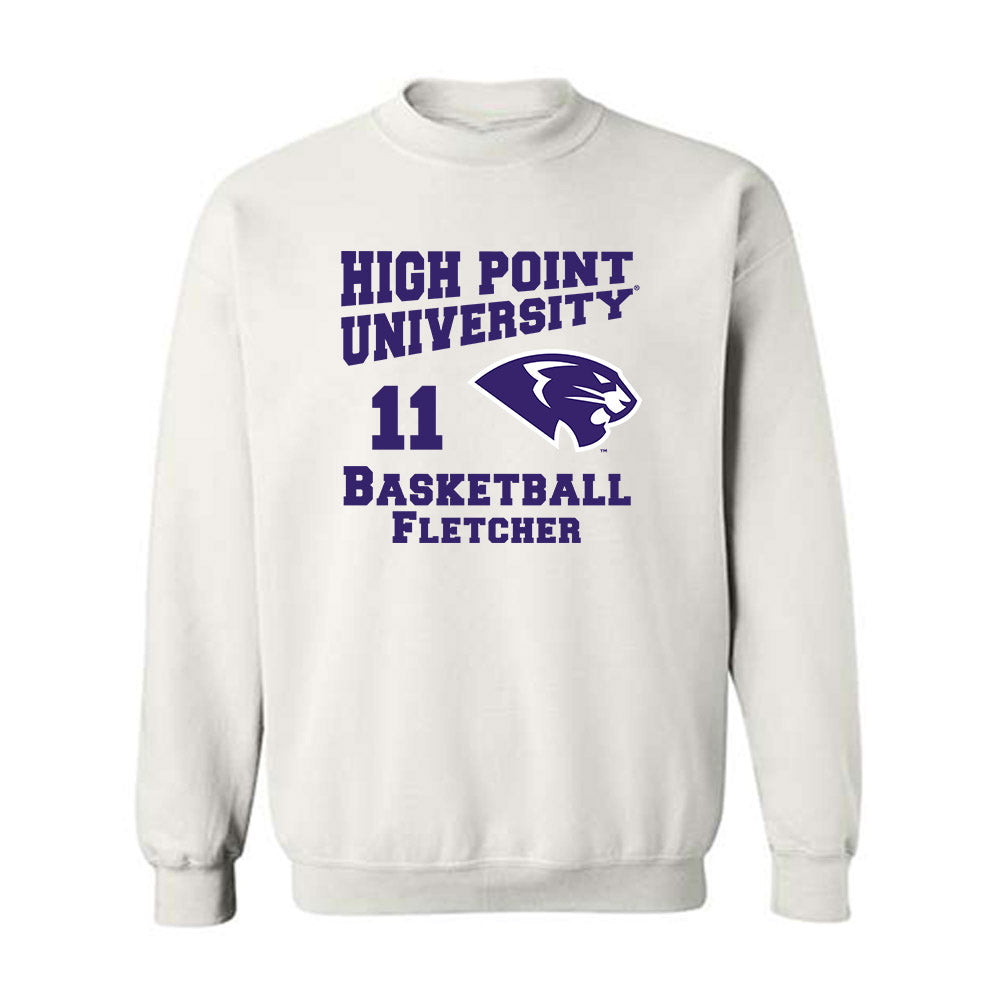 High Point - NCAA Men's Basketball : Camron Fletcher - Crewneck Sweatshirt-0