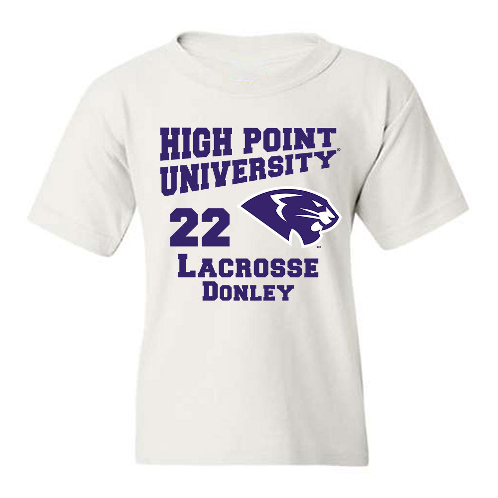 High Point - NCAA Women's Lacrosse : Jaidyn Donley - Youth T-Shirt-0