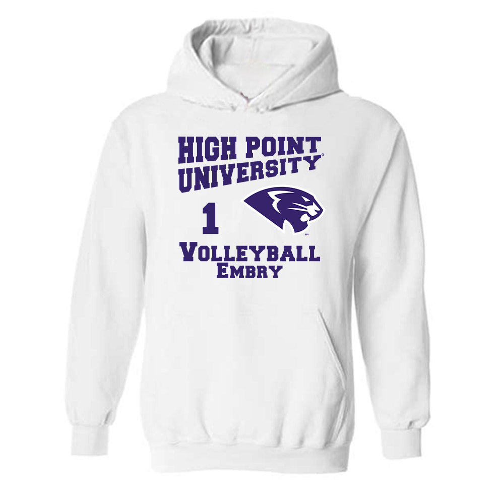 High Point - NCAA Women's Volleyball : Havani Embry - Hooded Sweatshirt-0