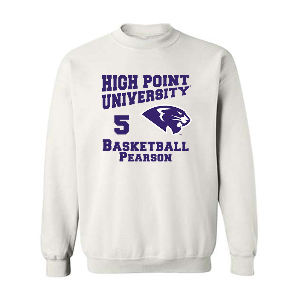 High Point - NCAA Men's Basketball : Trey Pearson - Crewneck Sweatshirt-0