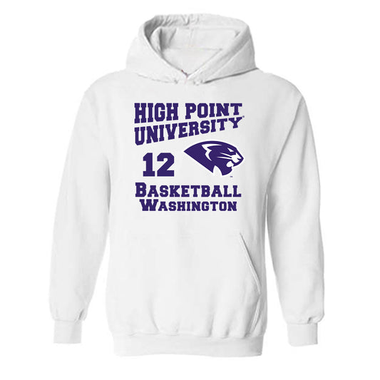 High Point - NCAA Men's Basketball : Scotty Washington - Hooded Sweatshirt-0