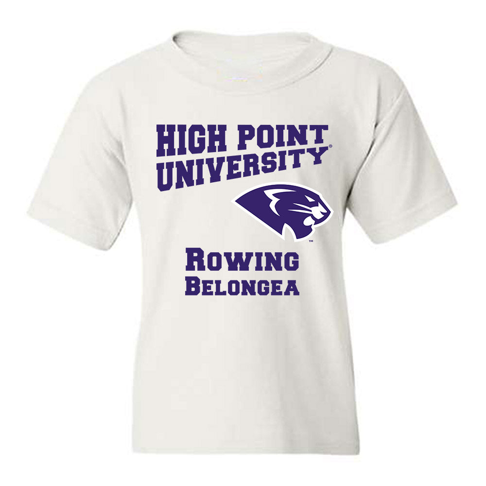 High Point - NCAA Women's Rowing : Alesandra Belongea - Youth T-Shirt-0