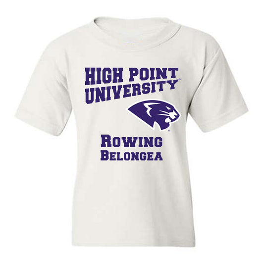 High Point - NCAA Women's Rowing : Alesandra Belongea - Youth T-Shirt-0
