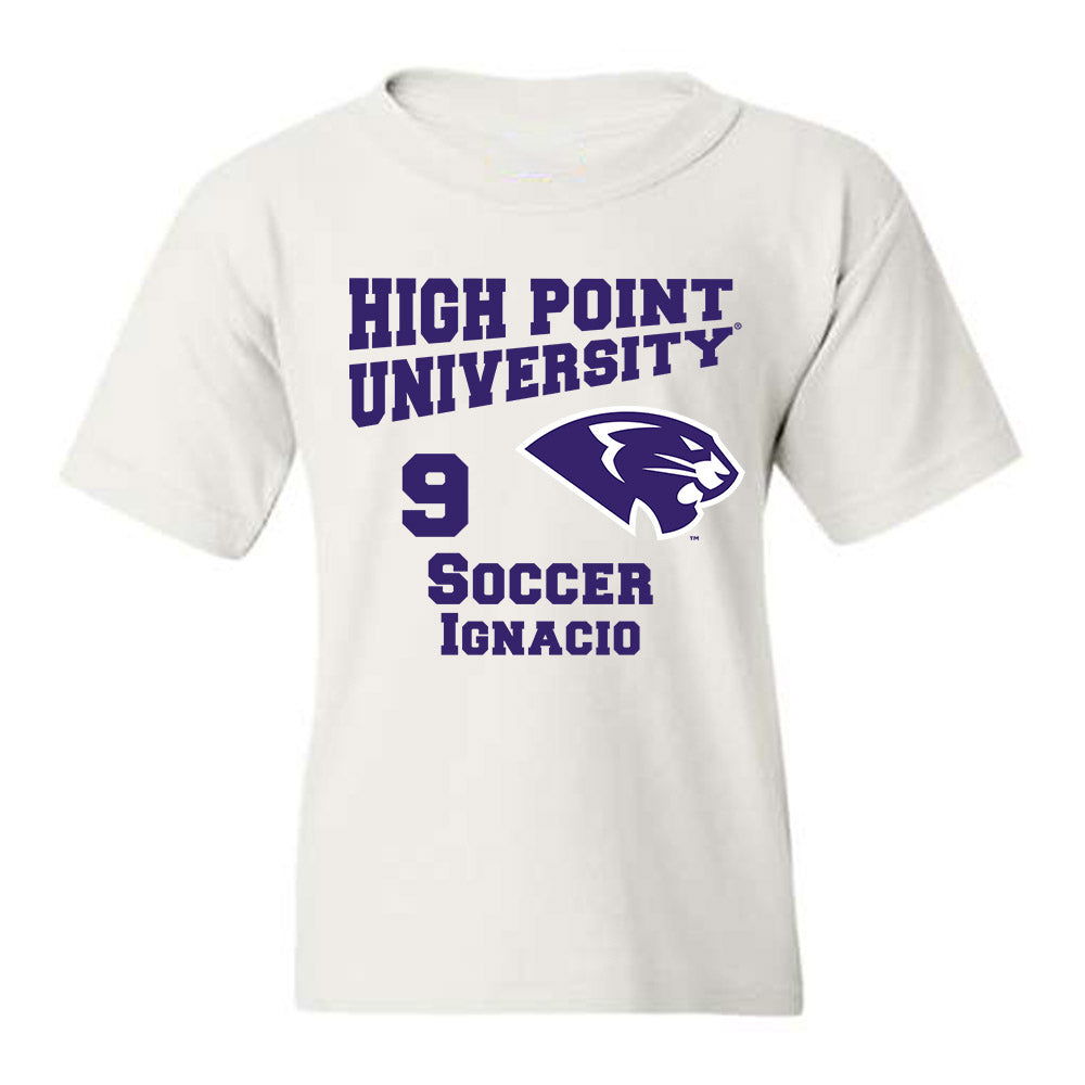 High Point - NCAA Men's Soccer : Kaya Ignacio - Youth T-Shirt