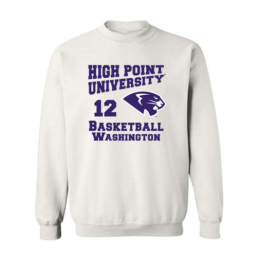 High Point - NCAA Men's Basketball : Scotty Washington - Crewneck Sweatshirt-0