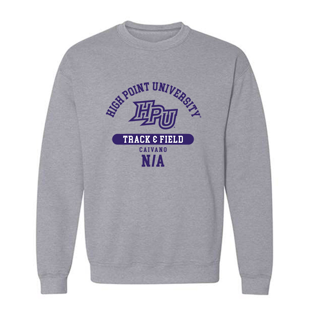 High Point - NCAA Men's Track & Field : David Caivano - Classic Fashion Shersey Crewneck Sweatshirt-0