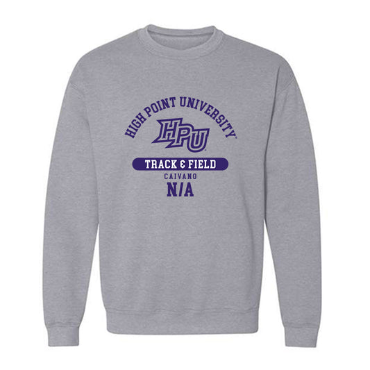 High Point - NCAA Men's Track & Field : David Caivano - Classic Fashion Shersey Crewneck Sweatshirt-0