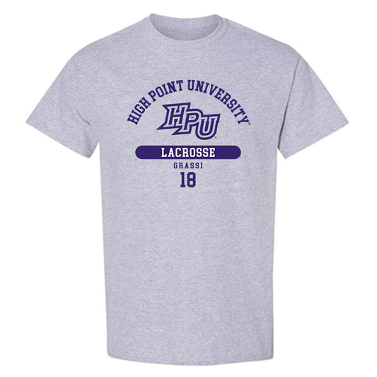 High Point - NCAA Men's Lacrosse : Anthony Grassi - Classic Fashion Shersey T-Shirt-0