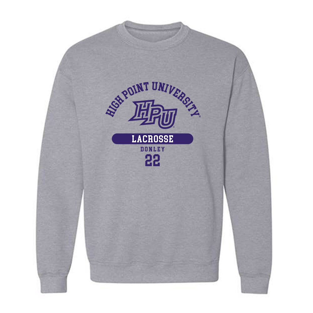 High Point - NCAA Women's Lacrosse : Jaidyn Donley - Classic Fashion Shersey Crewneck Sweatshirt-0