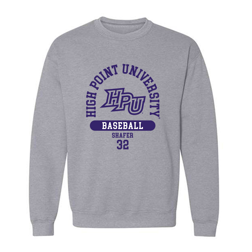 High Point - NCAA Baseball : Tyler Shafer - Crewneck Sweatshirt-0