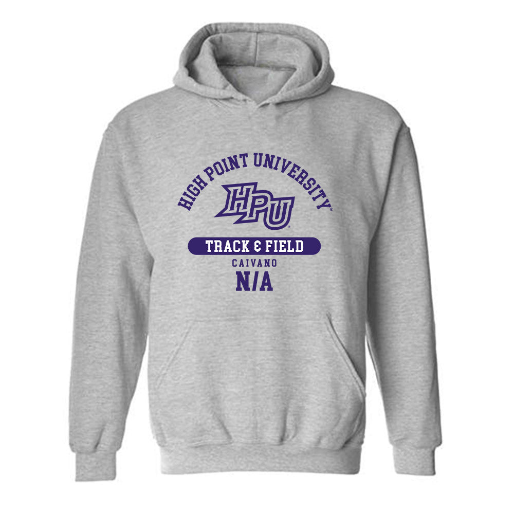 High Point - NCAA Men's Track & Field : David Caivano - Classic Fashion Shersey Hooded Sweatshirt-0
