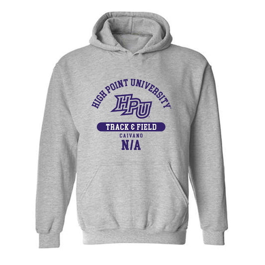 High Point - NCAA Men's Track & Field : David Caivano - Classic Fashion Shersey Hooded Sweatshirt-0