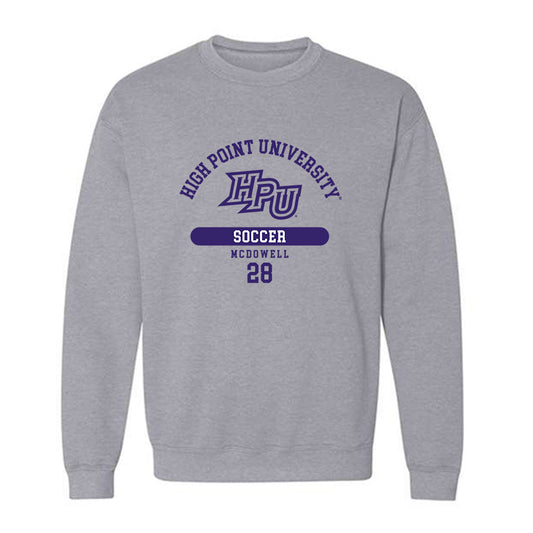 High Point - NCAA Men's Soccer : Jacob McDowell - Classic Fashion Shersey Crewneck Sweatshirt-0