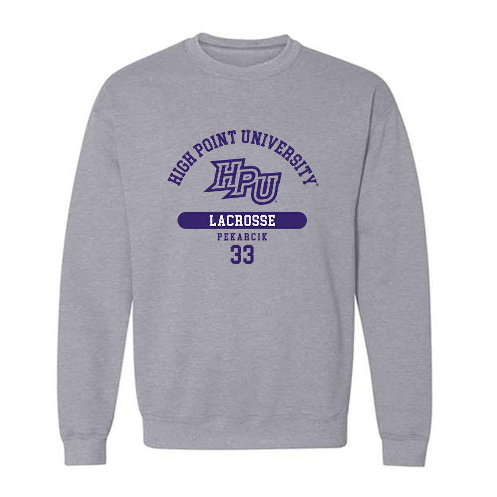 High Point - NCAA Women's Lacrosse : Emerson Pekarcik - Classic Fashion Shersey Crewneck Sweatshirt-0