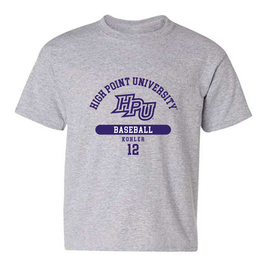 High Point - NCAA Baseball : Jace Kohler - Classic Fashion Shersey Youth T-Shirt-0