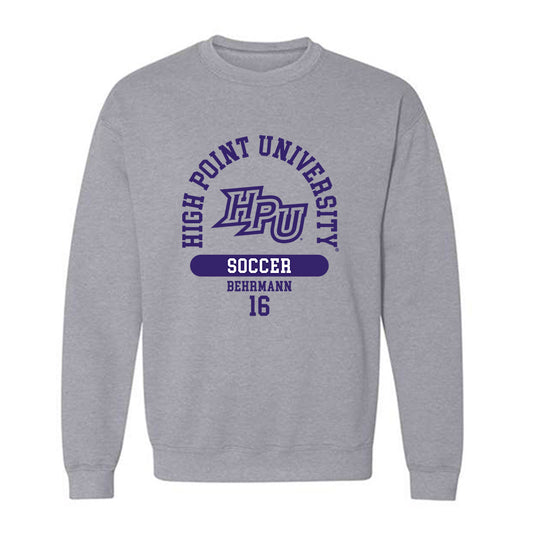 High Point - NCAA Men's Soccer : Noah Behrmann - Crewneck Sweatshirt-0