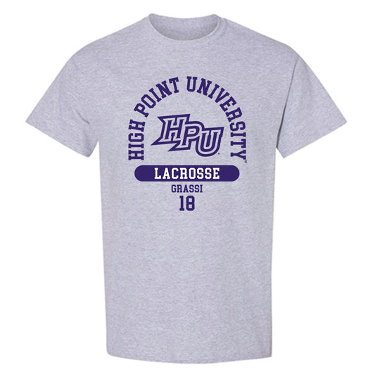 High Point - NCAA Men's Lacrosse : Anthony Grassi - T-Shirt-0