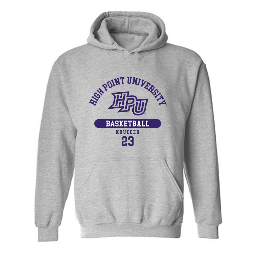 High Point - NCAA Men's Basketball : Kasen Krueger - Classic Fashion Shersey Hooded Sweatshirt-0