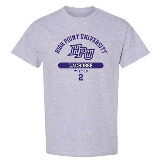 High Point - NCAA Men's Lacrosse : Justin Wixted - Classic Fashion Shersey T-Shirt-0