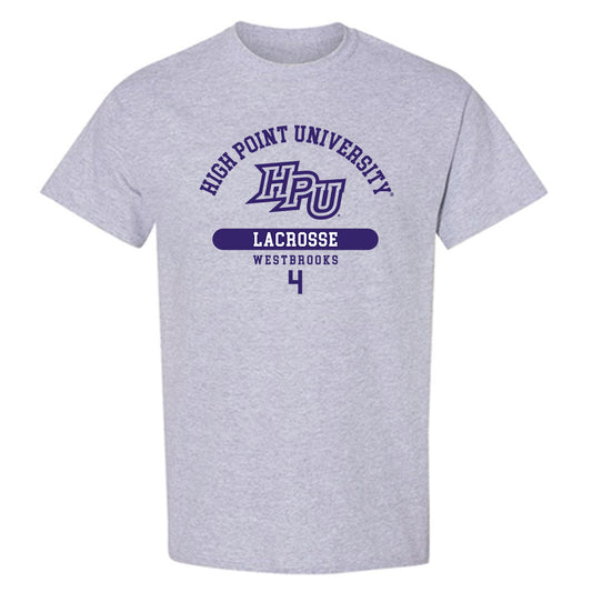 High Point - NCAA Men's Lacrosse : James Westbrooks - Classic Fashion Shersey T-Shirt-0