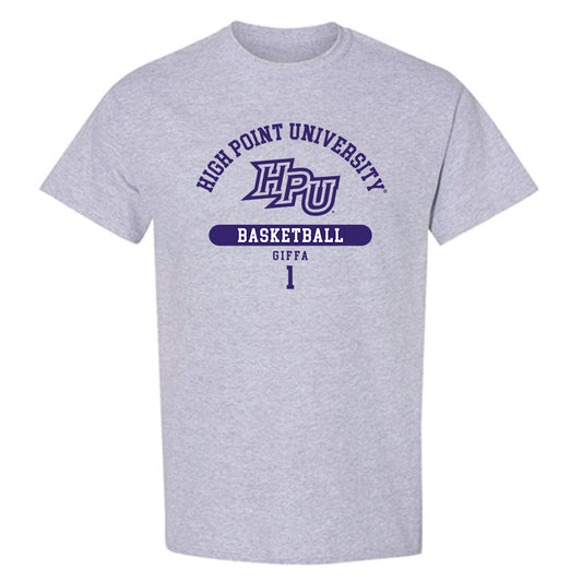High Point - NCAA Men's Basketball : Kezza Giffa - Classic Fashion Shersey T-Shirt-0