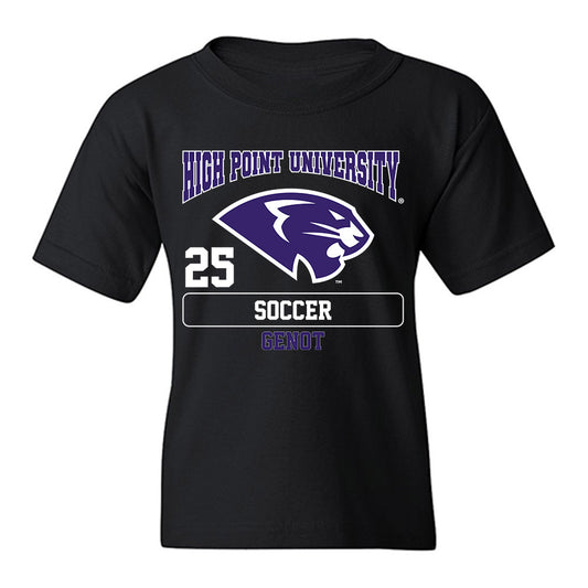 High Point - NCAA Men's Soccer : Kingston Genot - Youth T-Shirt-0